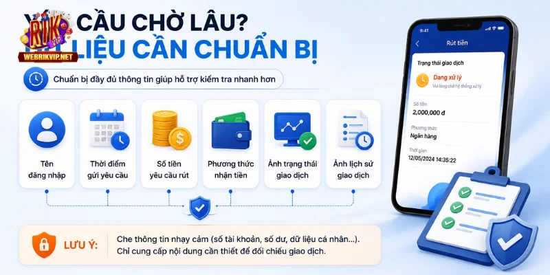 Rút Tiền Rikvip – Các Bước, Điều Kiện Và Lỗi Cần Tránh 2026 Hướng dẫn xử lý nếu giao dịch sau 1 thời gian nhưng chưa được duyệt lệnh