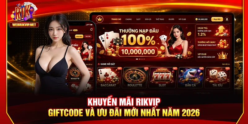 Khuyến mãi RIKVIP cập nhật ưu đãi mới nhất