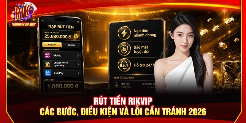Rút Tiền Rikvip – Các Bước, Điều Kiện Và Lỗi Cần Tránh 2026 Rút Tiền Rikvip – Các Bước, Điều Kiện Và Lỗi Cần Tránh 2026
